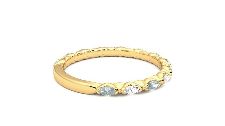 Taylor & Hart Laurel Wedding Ring 360 degree image 12