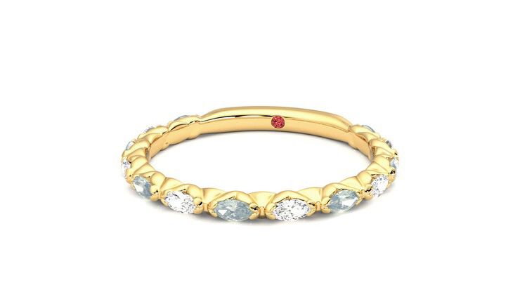 Taylor & Hart Laurel Wedding Ring 360 degree image 27