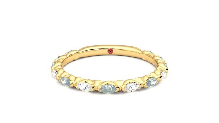 Taylor & Hart Laurel Wedding Ring 360 degree image 29