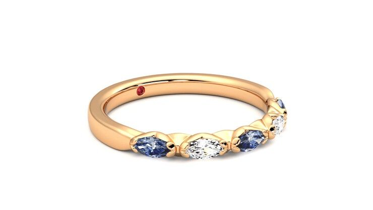 Taylor & Hart Laurel Wedding Ring 360 degree image 6