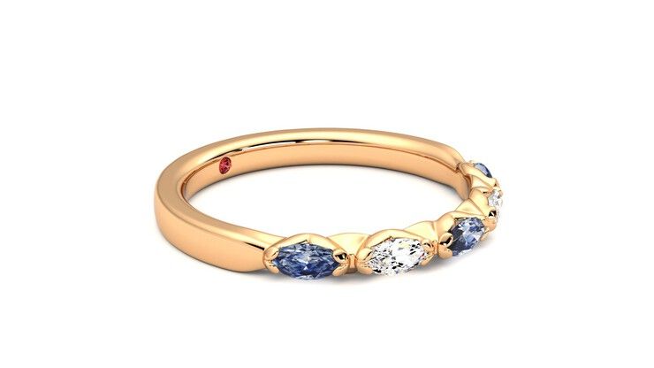 Taylor & Hart Laurel Wedding Ring 360 degree image 7