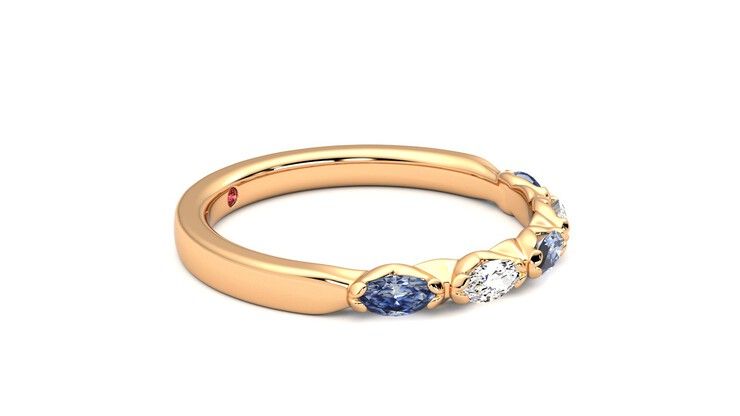 Taylor & Hart Laurel Wedding Ring 360 degree image 8