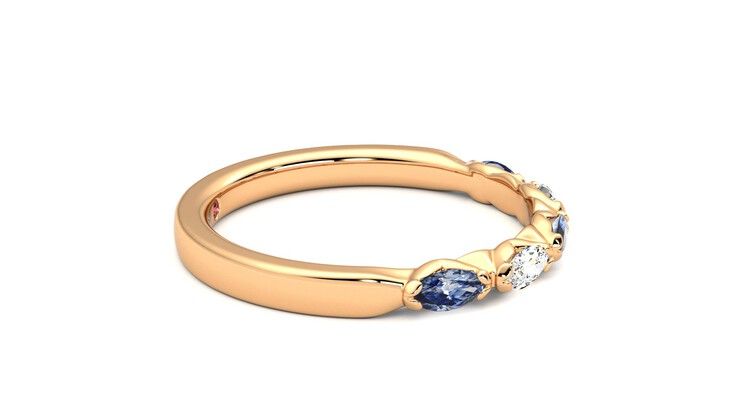 Taylor & Hart Laurel Wedding Ring 360 degree image 9