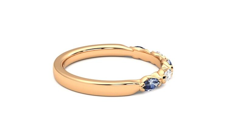 Taylor & Hart Laurel Wedding Ring 360 degree image 10