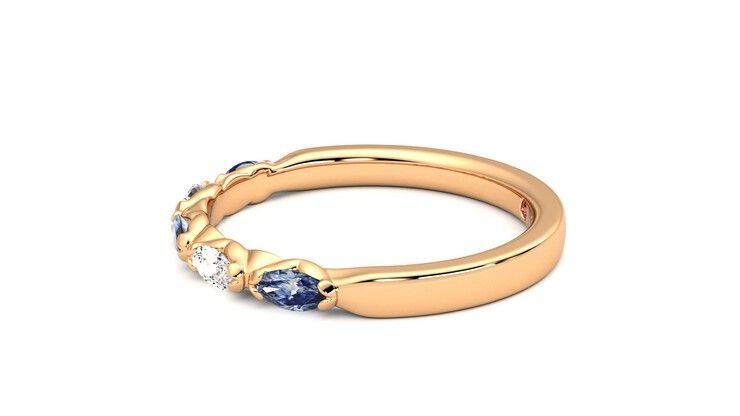 Taylor & Hart Laurel Wedding Ring 360 degree image 21