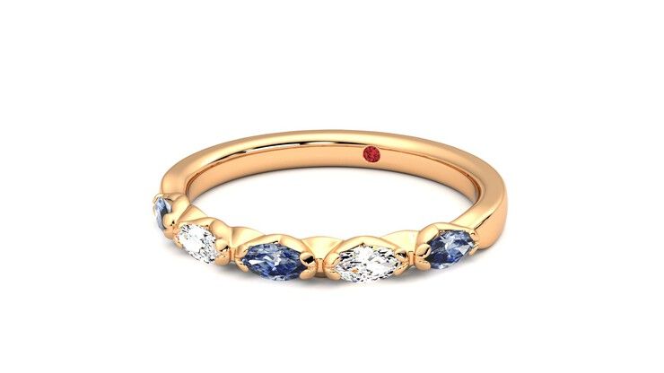 Taylor & Hart Laurel Wedding Ring 360 degree image 26
