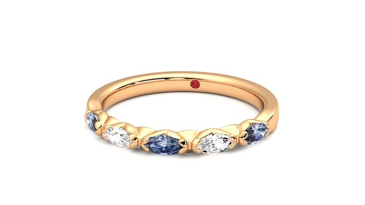 Taylor & Hart Laurel Wedding Ring 360 degree image 27