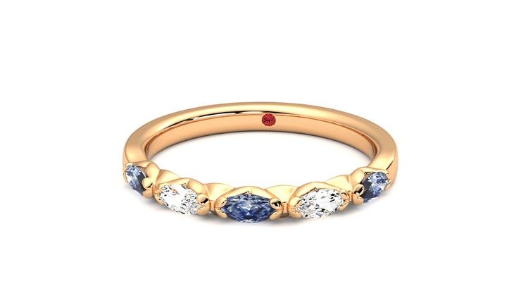 Taylor & Hart Laurel Wedding Ring 360 degree image 28