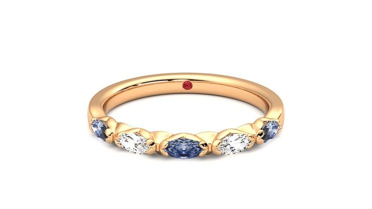 Taylor & Hart Laurel Wedding Ring 360 degree image 29