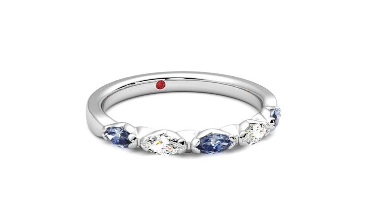 Taylor & Hart Laurel Wedding Ring 360 degree image 4