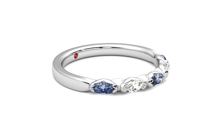 Taylor & Hart Laurel Wedding Ring 360 degree image 7