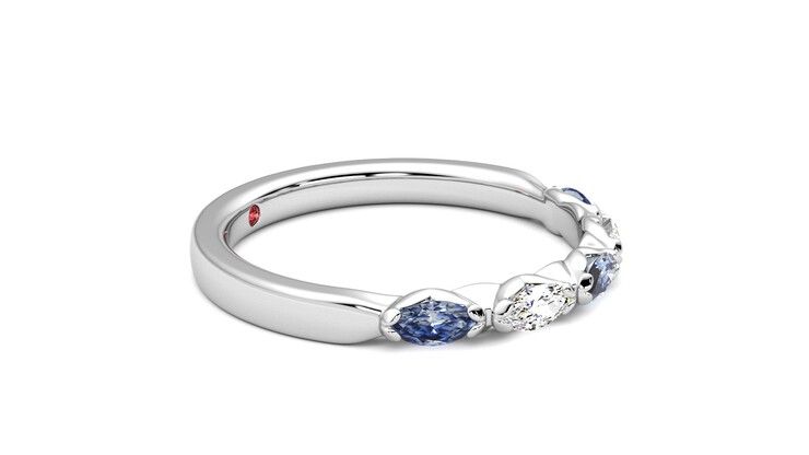 Taylor & Hart Laurel Wedding Ring 360 degree image 8