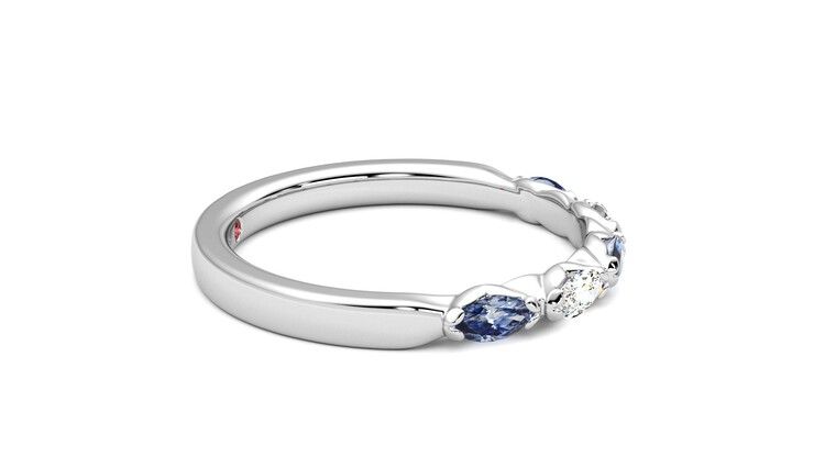 Taylor & Hart Laurel Wedding Ring 360 degree image 9