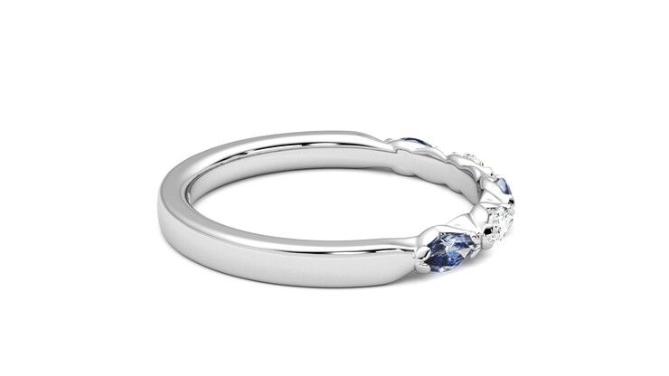 Taylor & Hart Laurel Wedding Ring 360 degree image 10