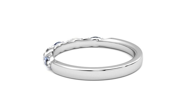 Taylor & Hart Laurel Wedding Ring 360 degree image 18