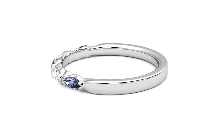 Taylor & Hart Laurel Wedding Ring 360 degree image 20