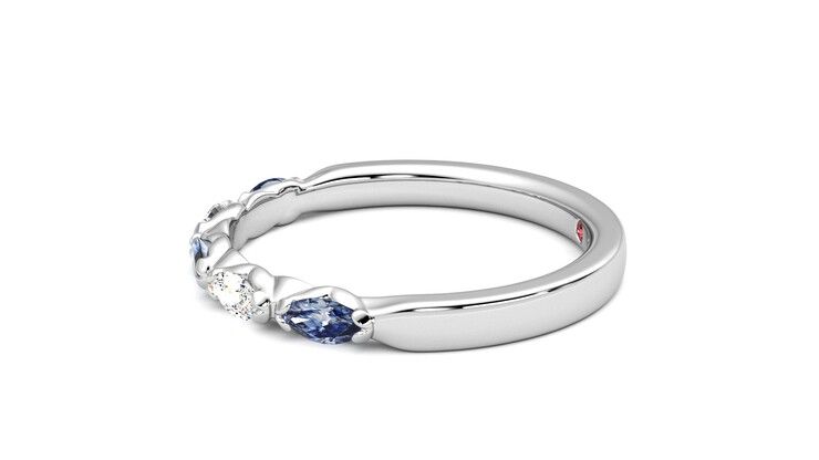 Taylor & Hart Laurel Wedding Ring 360 degree image 21