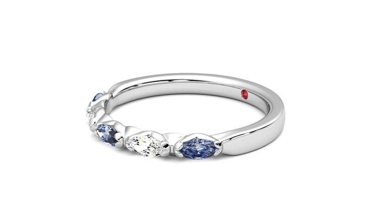 Taylor & Hart Laurel Wedding Ring 360 degree image 23