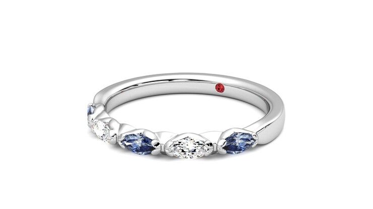 Taylor & Hart Laurel Wedding Ring 360 degree image 25