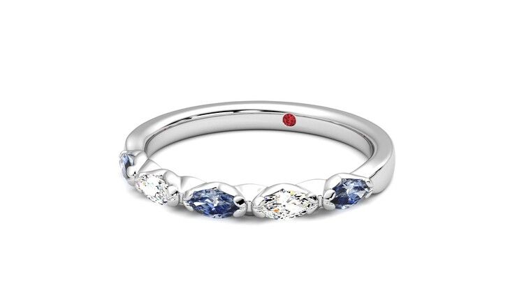 Taylor & Hart Laurel Wedding Ring 360 degree image 26