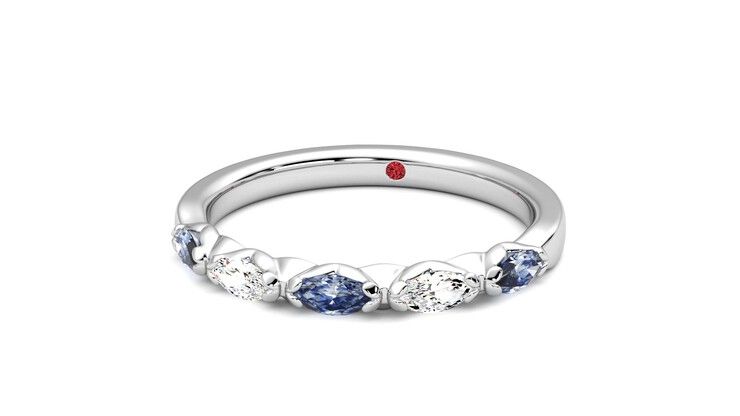 Taylor & Hart Laurel Wedding Ring 360 degree image 27