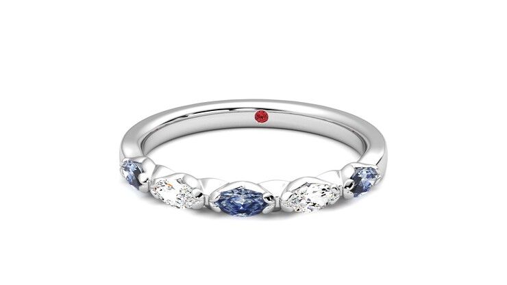Taylor & Hart Laurel Wedding Ring 360 degree image 28