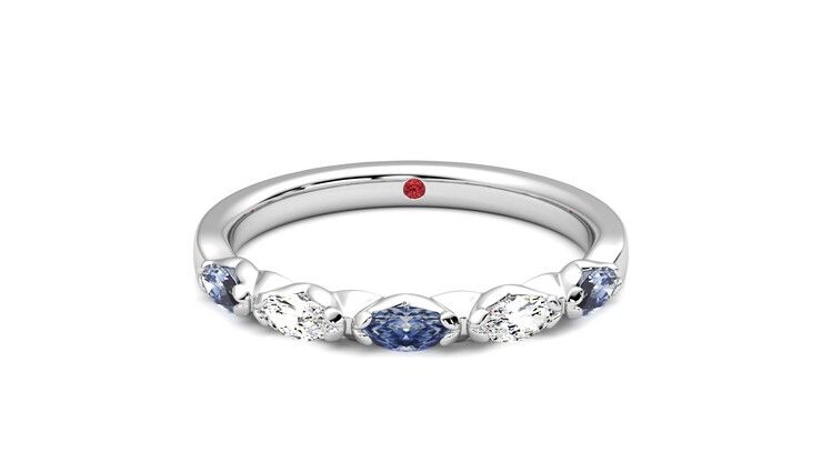 Taylor & Hart Laurel Wedding Ring 360 degree image 29
