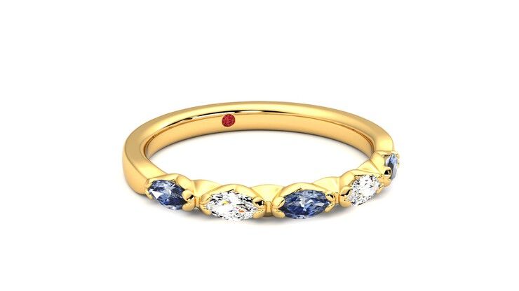 Taylor & Hart Laurel Wedding Ring 360 degree image 4