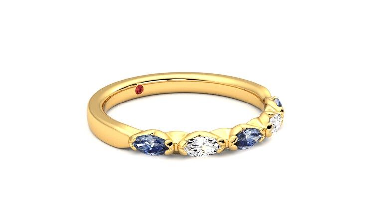 Taylor & Hart Laurel Wedding Ring 360 degree image 6