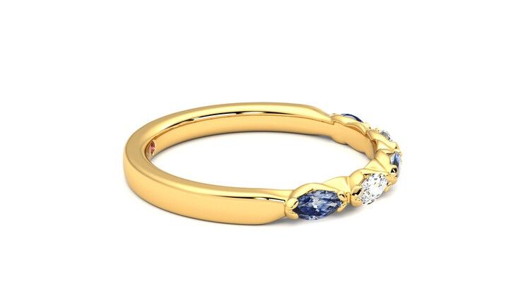 Taylor & Hart Laurel Wedding Ring 360 degree image 9