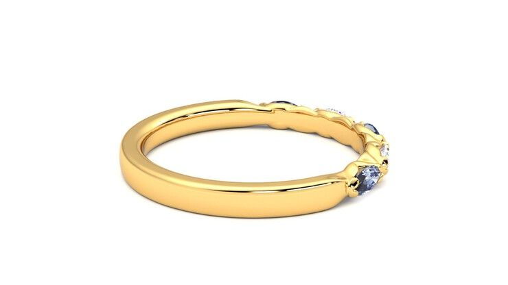 Taylor & Hart Laurel Wedding Ring 360 degree image 11