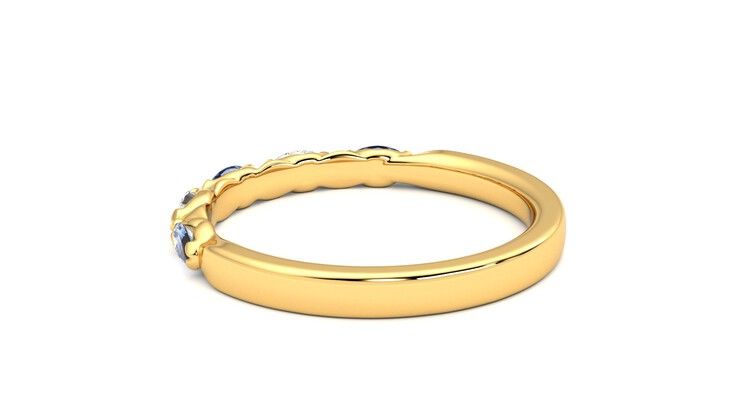 Taylor & Hart Laurel Wedding Ring 360 degree image 18