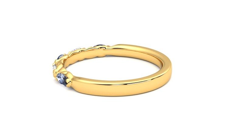 Taylor & Hart Laurel Wedding Ring 360 degree image 19