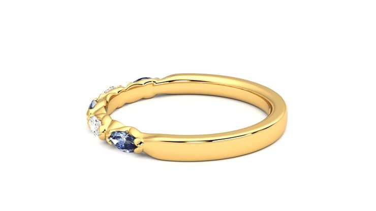 Taylor & Hart Laurel Wedding Ring 360 degree image 20