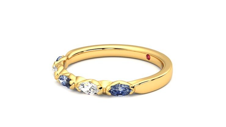 Taylor & Hart Laurel Wedding Ring 360 degree image 23