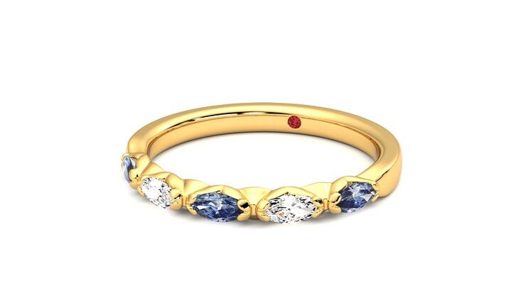 Taylor & Hart Laurel Wedding Ring 360 degree image 26