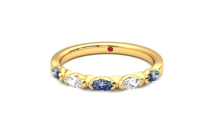 Taylor & Hart Laurel Wedding Ring 360 degree image 28