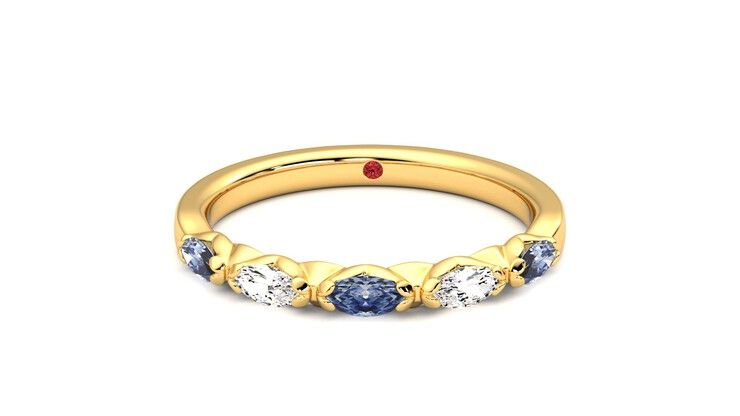 Taylor & Hart Laurel Wedding Ring 360 degree image 29