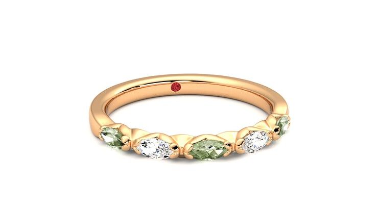 Taylor & Hart Laurel Wedding Ring 360 degree image 3