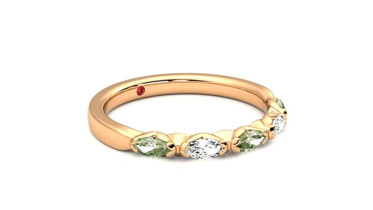 Taylor & Hart Laurel Wedding Ring 360 degree image 6