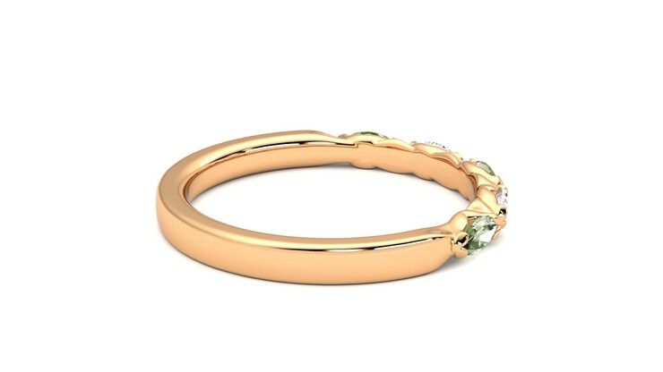 Taylor & Hart Laurel Wedding Ring 360 degree image 11