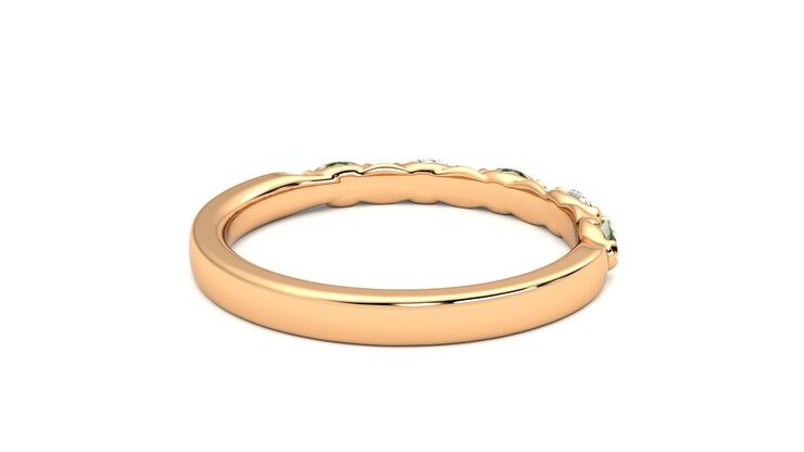 Taylor & Hart Laurel Wedding Ring 360 degree image 13