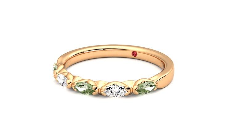 Taylor & Hart Laurel Wedding Ring 360 degree image 25