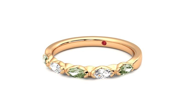 Taylor & Hart Laurel Wedding Ring 360 degree image 26