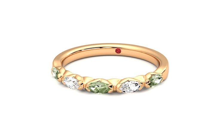Taylor & Hart Laurel Wedding Ring 360 degree image 27