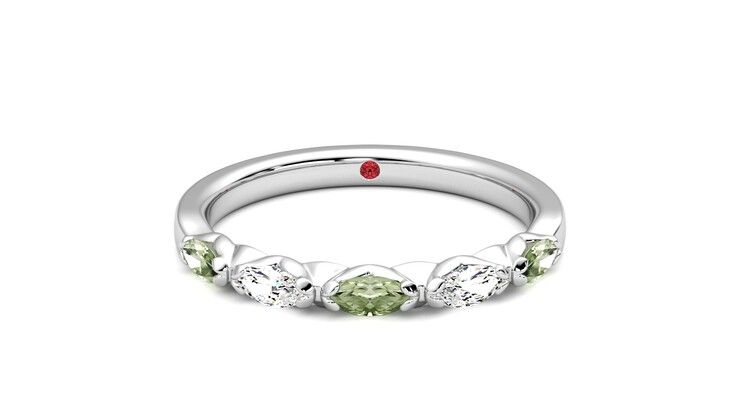 Taylor & Hart Laurel Wedding Ring 360 degree image 0