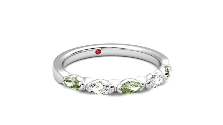 Taylor & Hart Laurel Wedding Ring 360 degree image 4