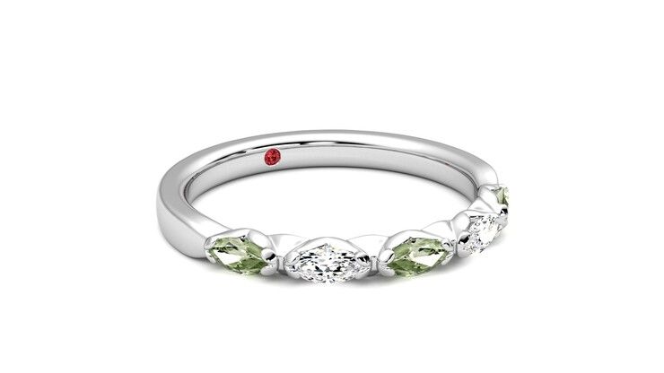 Taylor & Hart Laurel Wedding Ring 360 degree image 5