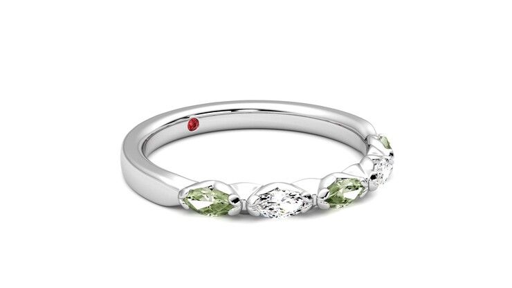 Taylor & Hart Laurel Wedding Ring 360 degree image 6