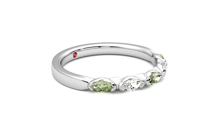 Taylor & Hart Laurel Wedding Ring 360 degree image 7